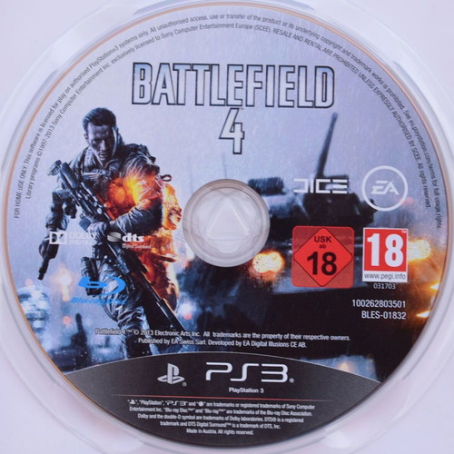 Battlefield 4 PlayStation 3 game like new, action shooter