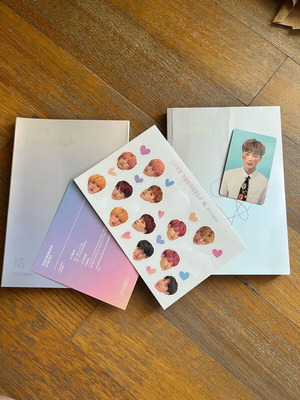 BTS Love Yourself Answer 2018 version F with Jimin Photocard and stickers like new