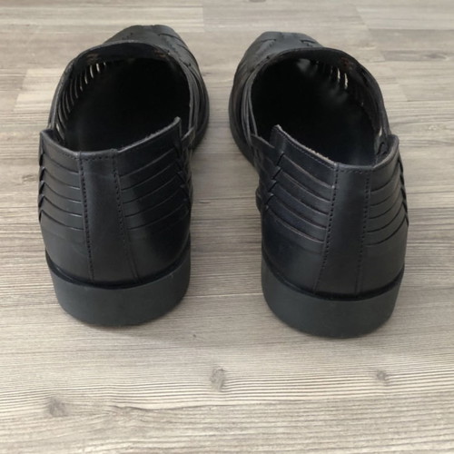 ZARA leather moccasins new, size 41, black