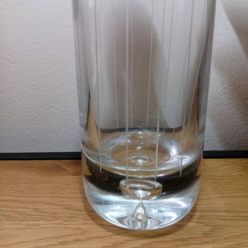 Vintage crystal decanter Italy 1960s