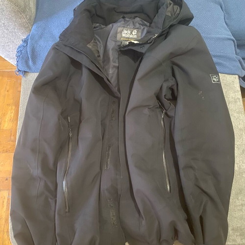 Jack Wolfskin jacket used, black medium