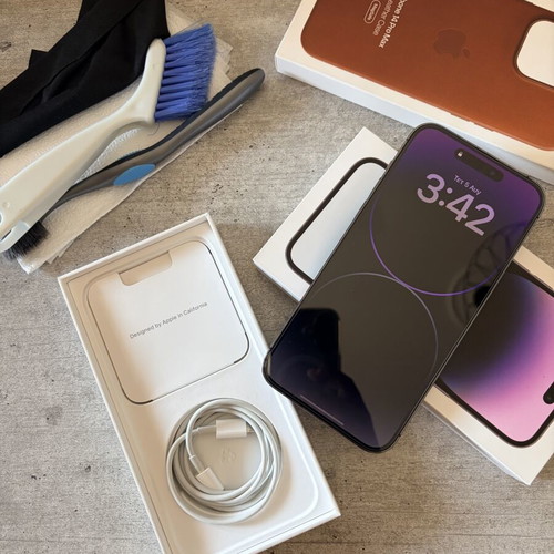 iPhone 14 Pro Max 128GB like new, purple, dual SIM