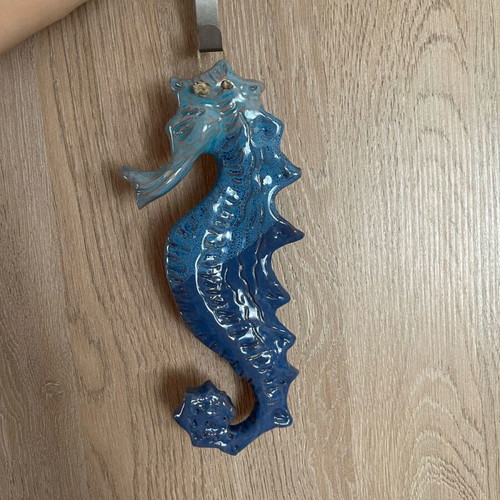 Decorative ceramic seahorse new