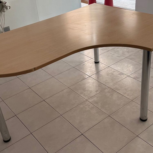 Wooden heavy-duty desk like new