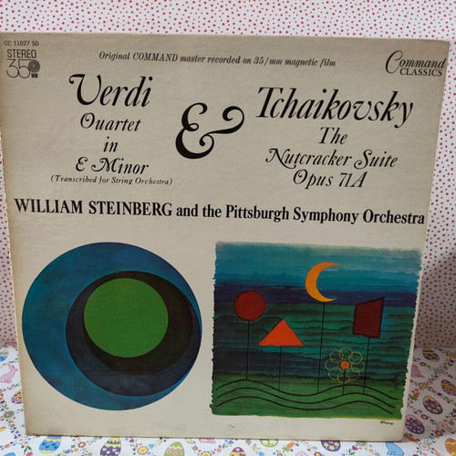 Verdi Tchaikovsky William Steinberg classical vinyl record used