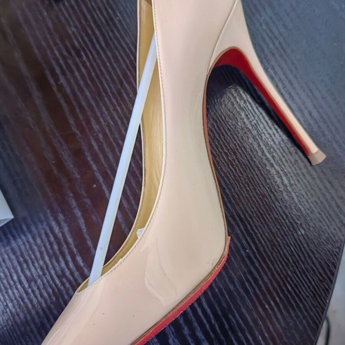 Christian Louboutin Ballerina Decollete 554 100 Patent Leather like new