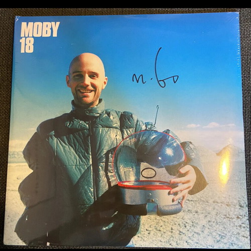 Moby 18 Super Rare Signed Vinyl sealed, new