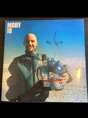 Moby 18 Super Rare Signed Vinyl sealed, new