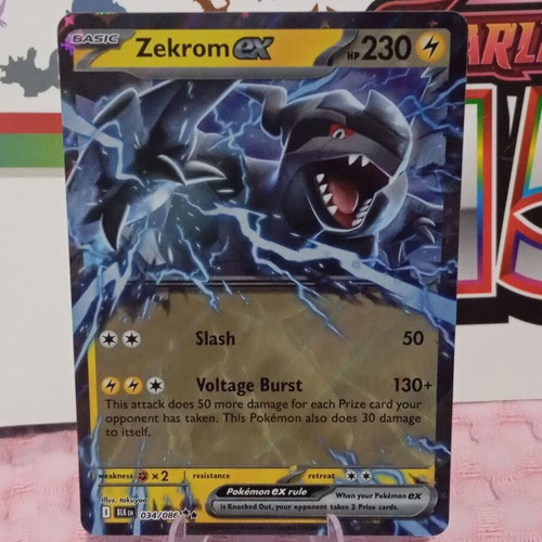 pokemon black and white zekrom card Zekrom Ex 37/086
