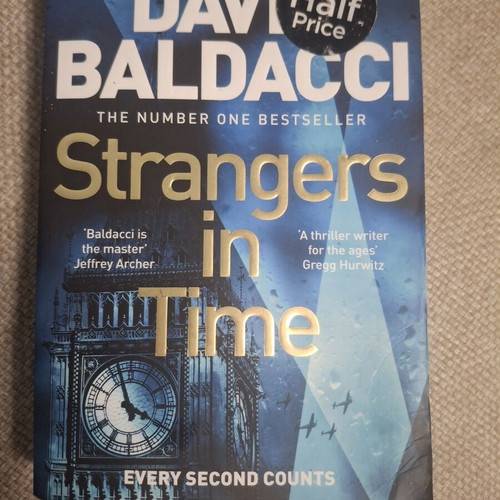 Strangers in Time by David Baldacci, historical thriller paperback