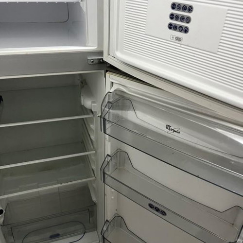 Ψυγείο Whirlpool μεταχειρισμένο, ανθρακί, διαστάσεις 144x55x60 cm, ενεργειακή κλάση Α+