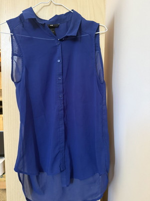 H&M shirt like new, blue, size S
