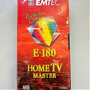 VHS κασέτα σφραγισμένη EMTEC E-180