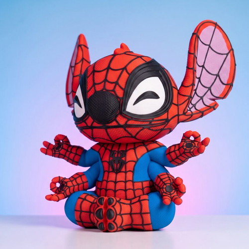 Stitch Spider-Man 4-Armed Meditation Figure Disney x Marvel