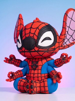 Stitch Spider-Man 4-Armed Meditation Figure Disney x Marvel