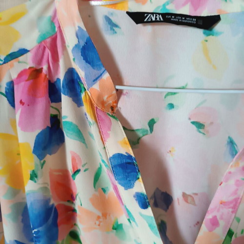 Zara vintage blouse like new, multicolored, size M
