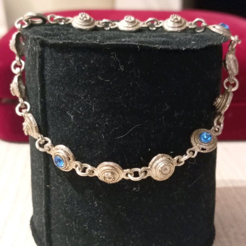 Silver handmade bracelet 925 with Ioannina style like new