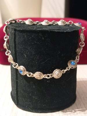 Silver handmade bracelet 925 with Ioannina style like new