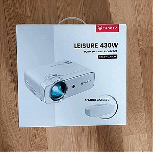 Vankyo Leisure Projector HD Λάμπας LED με Ενσωματωμένo Ηχείo σε λευκό χρώμα