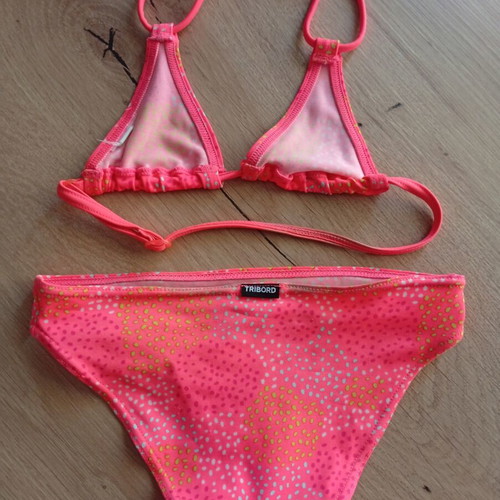 Children's bikini swimsuit coral size 5-6 years like new
