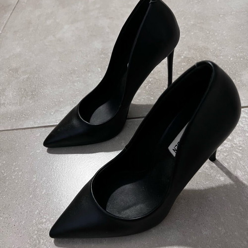 Γόβες Steve Madden καινούργιες, μαύρες, μέγεθος 37, δερμάτινες