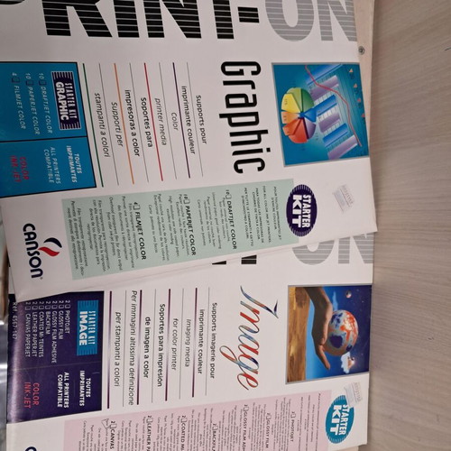 Special printing papers for inkjet printer, 2 packs, 38 sheets, new