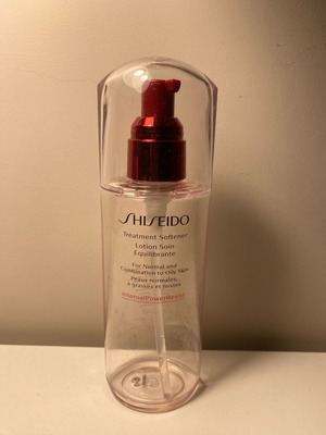 Shiseido 150ml bottle used, empty with vaporizer