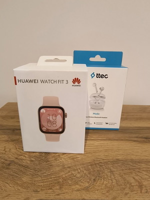 Huawei Watch Fit 3 smartwatch και ακουστικά ttec Mode, σετ
