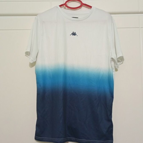 Kappa Spirt T Shirt like new, size L, white and blue