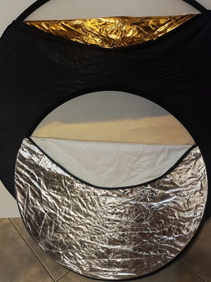 Set of 3 Photography Lighting Reflectors 80cm, 110cm & Triangular