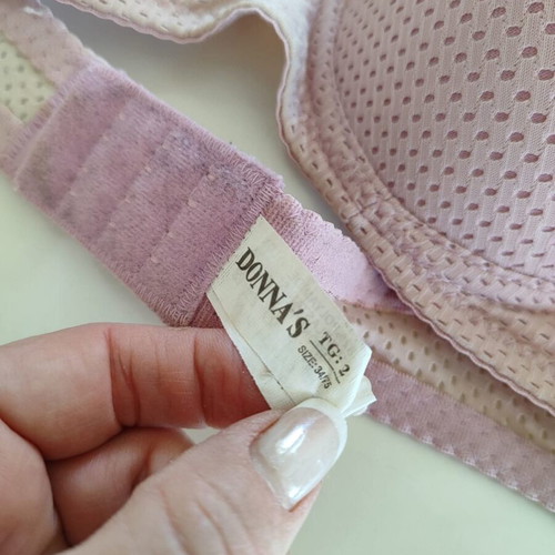 Donnas vintage underwear size 34/75B like new, soft pink