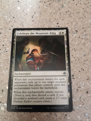 Celebrate the Mountain-king κάρτα Magic the Gathering