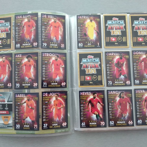 Topps Match Attax 101 Football Trading Cards Bundle used