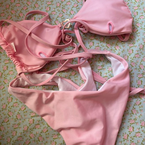 Women's pink swimsuit new, size M