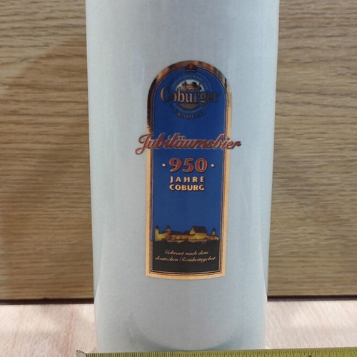 Coburger beer ceramic mug 700ml like new