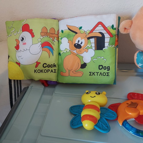 Fisherprice Seal Plush Toy And Baby Book Like New