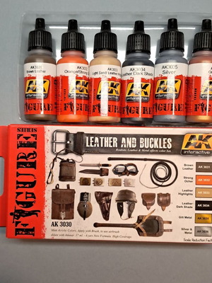 Set of 6 acrylic paints new AK-Interactive AK3030