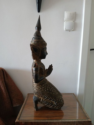 Wooden deity height 57cm like new