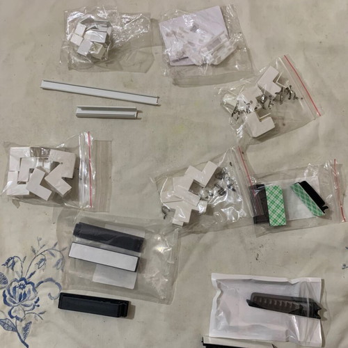 Cable channel accessories like new, compatible with 12mm channel