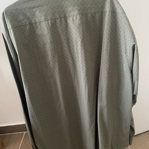 Berto Lucci men's shirt used, dark khaki, size 3XL