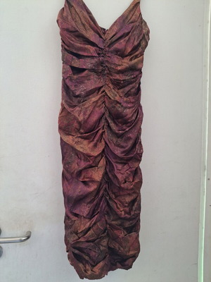 Fani Couture 100% Silk Dress Size XS like new, colorful