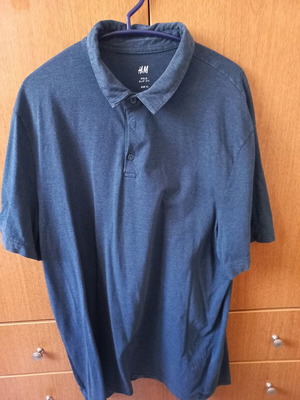 Polo μπλούζα H&M μπλε ναυτικό XL σαν καινούργιο