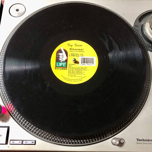 Whoomp! (There It Is) Remixes vinyl used, 12" hip-hop single