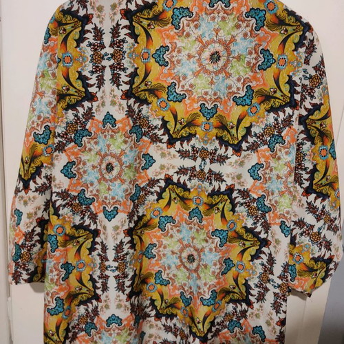 Kimono printed Pink Woman like new, size Medium