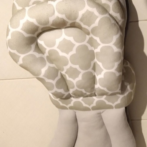 Lazarid nursing pillow grey used with repair
