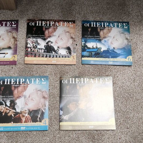 The Pirates DVD like new, collection of 5 out of 6