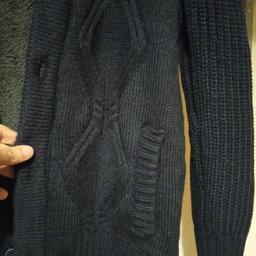 WOOLEN (70%) JACKET-COAT