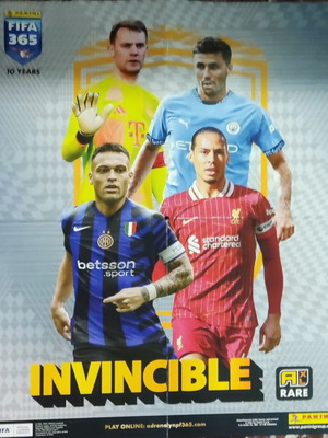 Футболни карти Panini 2025-2025 и XXL Invincibile 2025