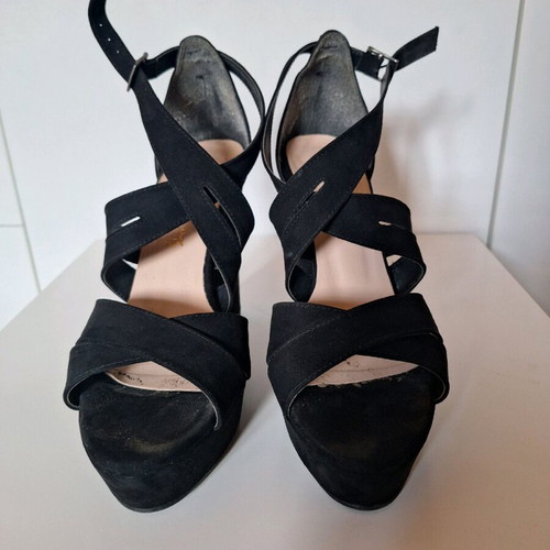 Stefania leather women's shoes like new, size 39, 12cm heel