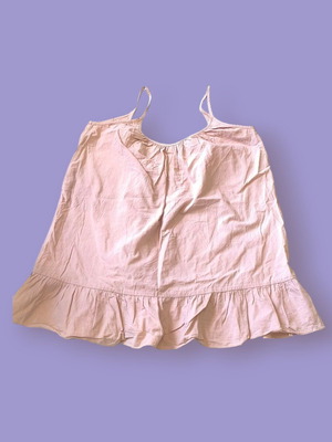 Summer sleeveless top XL used, soft pink